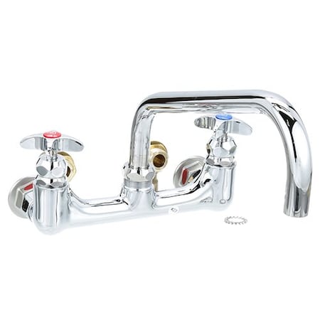 T&S Brass Faucet, 8"Wall , 12"Spt, Leadfree 290